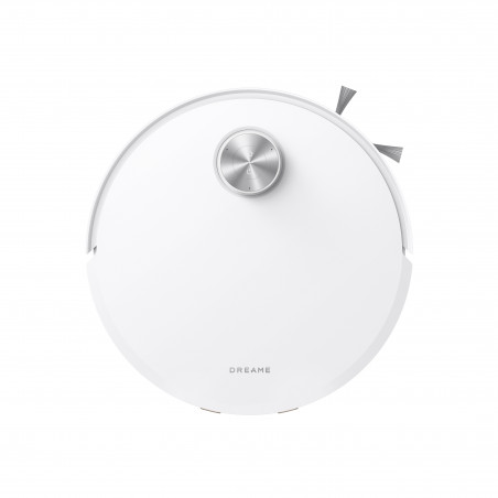 Ρομπότ σκούπα Dreame Aqua10 Roller RLH31CE-WH, 30000 Pa, 3,5/4 l, κάμερες AI, φωτισμός LED, φωνητικός έλεγχος, πλύσιμο με ζεστό νερό, λευκό