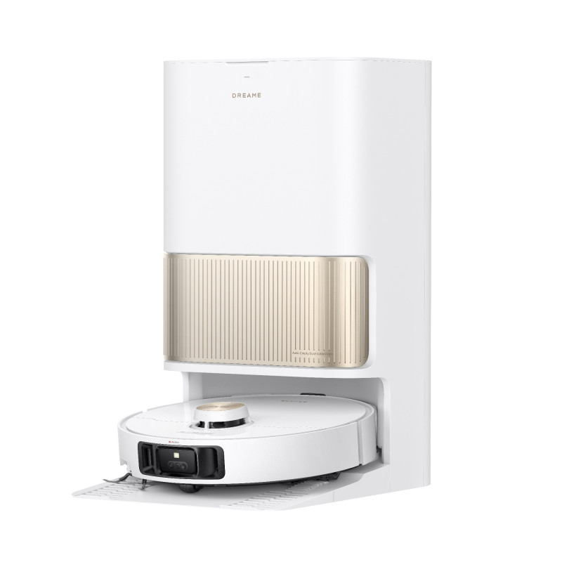 Ρομπότ σκούπα Dreame L40s Pro Ultra RLL74CE, 19000 Pa, 5200 mAh, 60W, Έως 168 m2, Σταθμός φόρτισης με αυτόματη εκκένωση και αυτοκαθαρισμό, Αυτονομία 180 λεπτά, Λευκό