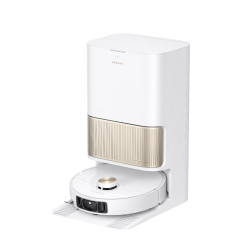 Ρομπότ σκούπα Dreame L40s Pro Ultra RLL74CE, 19000 Pa, 5200 mAh, 60W, Έως 168 m2, Σταθμός φόρτισης με αυτόματη εκκένωση και αυτοκαθαρισμό, Αυτονομία 180 λεπτά, Λευκό