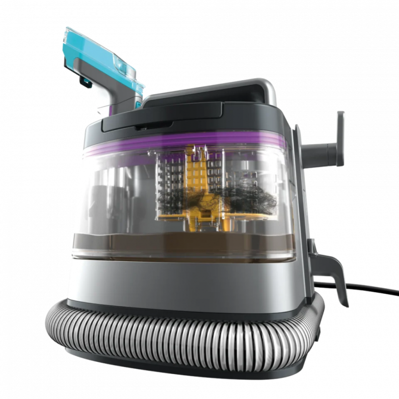 Σκούπα για λεκέδες Shark StainStriker PX250EUT, 450W, 0,72 l, φορητή, εύκαμπτος σωλήνας, 4 εξαρτήματα, μπλε/ροζ