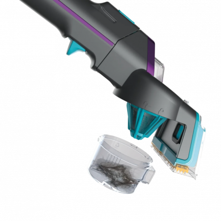 Σκούπα για λεκέδες Shark StainStriker PX250EUT, 450W, 0,72 l, φορητή, εύκαμπτος σωλήνας, 4 εξαρτήματα, μπλε/ροζ