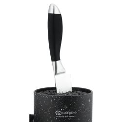 Θήκη για μαχαίρια και μαχαιροπίρουνα Edenberg EB-5105B, 22x20 cm, έως 10 μαχαίρια, 2 διαμερίσματα, εύκολο καθάρισμα, μαλακή επένδυση, μαύρο