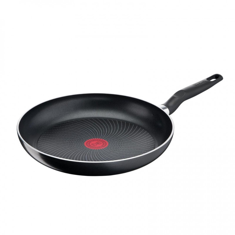 Τηγάνι Tefal Start Easy C2690721, 30 cm, Τιτανίου επίστρωση, Thermo-signal, Thermo-Fusion, Επαγωγική, Μαύρο
