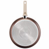 Τηγάνι Tefal Eco-Respect G2540602, 28 cm, Αντικολλητική επίστρωση τιτανίου, Thermo-Fusion, Thermo-Signal, Επαγωγική εστία, Μπρονζέ/καφέ