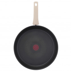 Τηγάνι Tefal Eco-Respect G2540602, 28 cm, Αντικολλητική επίστρωση τιτανίου, Thermo-Fusion, Thermo-Signal, Επαγωγική εστία, Μπρονζέ/καφέ