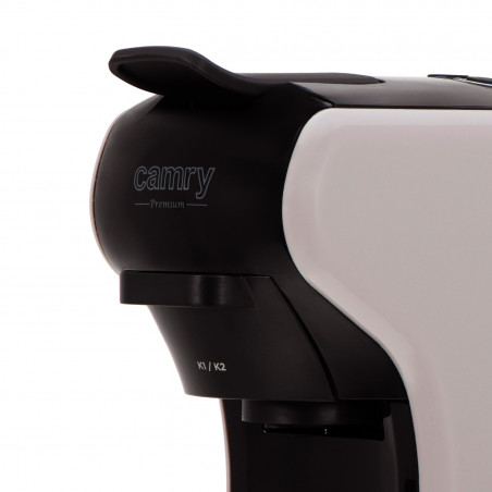 Εσπρέσο μηχανή για αλεσμένο καφέ και κάψουλες 9 σε 1 Camry CR 4414, 3000W, 19 bar, Μπεζ/Μαύρο