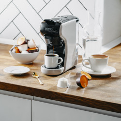 Εσπρέσο μηχανή για αλεσμένο καφέ και κάψουλες 9 σε 1 Camry CR 4414, 3000W, 19 bar, Μπεζ/Μαύρο