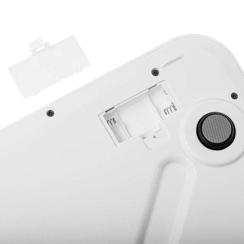 Ζυγαριά Adler AD 8193, Έως 250 kg, LCD, Ενδείξεις μπαταρίας και υπερφόρτωσης, Αντιολισθητική, Λευκή