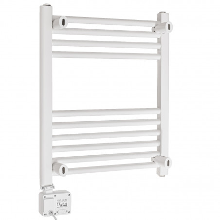 Λίρα για μπάνιο Adler AD 7823, 400W, 10 θερμαντικές ταινίες, πίνακας ελέγχου LED, λειτουργία εξοικονόμησης ενέργειας, IP24, Λευκό