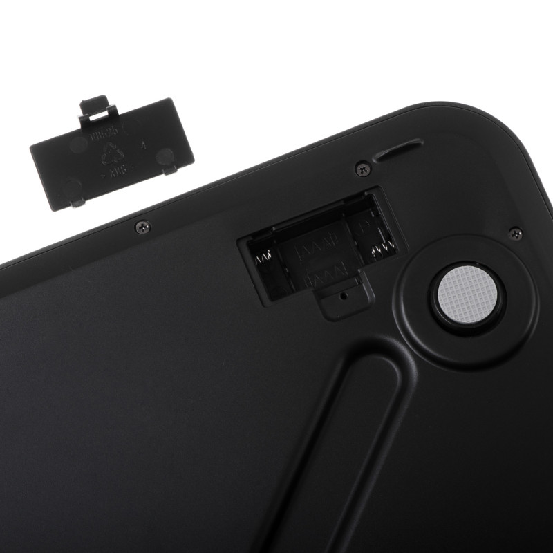 Ζυγαριά Adler AD 8193, Έως 250 kg, LCD, Ενδείξεις μπαταρίας και υπερφόρτωσης, Αντιολισθητική, Μαύρο