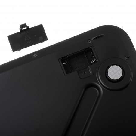 Ζυγαριά Adler AD 8193, Έως 250 kg, LCD, Ενδείξεις μπαταρίας και υπερφόρτωσης, Αντιολισθητική, Μαύρο