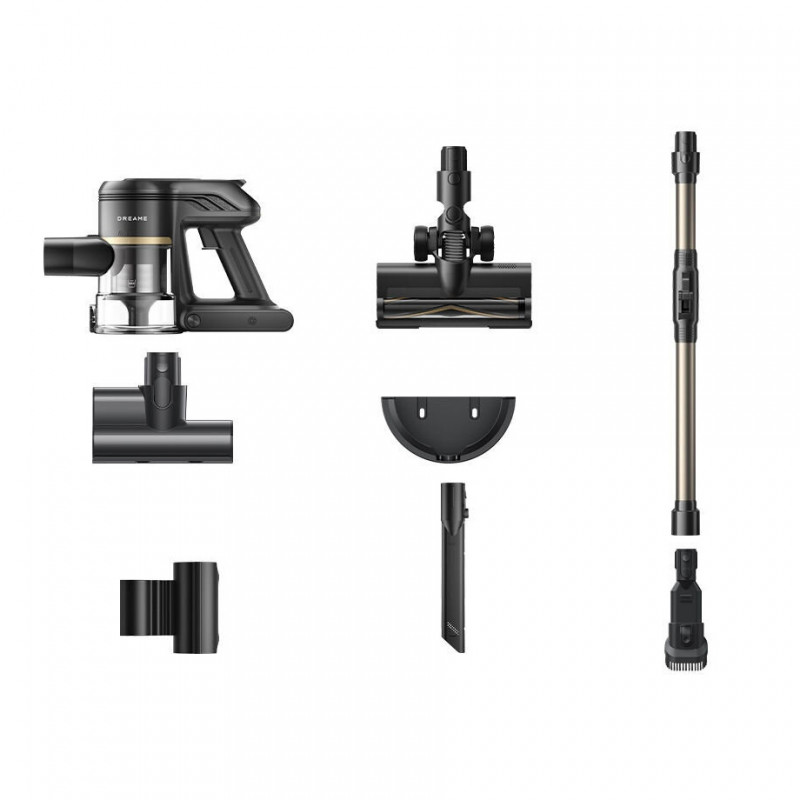 Ηλεκτρική σκούπα όρθιας τοποθέτησης Dreame T30 Flex VJ74E, 450 W, 144 AW, 3 βαθμίδες, 0,5 l, 60 λεπτά, HEPA H13, LED, κινητήρας χωρίς ψήκτρες, Μαύρο