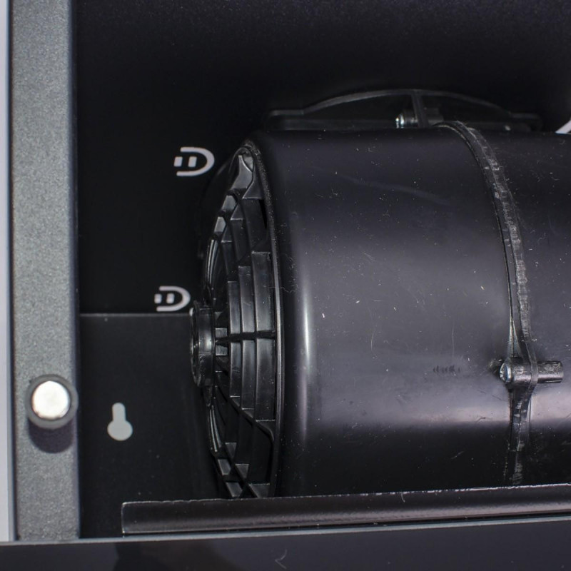 Απορροφητήρας Kumtel DA6-835-A0A, 450 m³/h, 3 ταχύτητες, LED, φίλτρο αλουμινίου, γυάλινο πάνελ, μαύρος