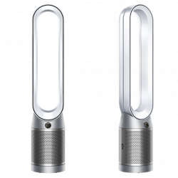 Καθαριστής αέρα Dyson Purifier Cool PC1 544901-01, 50W, 30 m2, 287 l/s, 10 ταχύτητες, Air Multiplier™, Wi-Fi, Bluetooth, Ταλάντωση, Λευκό/ασημί