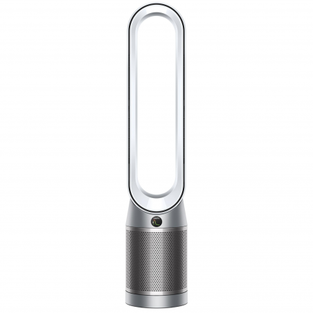 Καθαριστής αέρα Dyson Purifier Cool PC1 544901-01, 50W, 30 m2, 287 l/s, 10 ταχύτητες, Air Multiplier™, Wi-Fi, Bluetooth, Ταλάντωση, Λευκό/ασημί