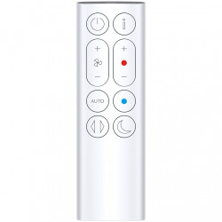 Ανακυκλωτής αέρα 2 σε 1 Dyson Purifier Hot+Cool HP1 544826-01, Θερμάστρα, 50W, 30 m2, 287 l/s, 10 ταχύτητες, Air Multiplier™, Wi-Fi, Bluetooth, Ταλάντωση, Λευκό/ασημί