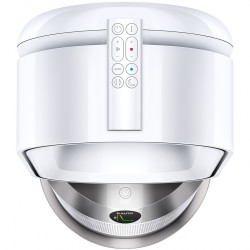 Ανακυκλωτής αέρα 2 σε 1 Dyson Purifier Hot+Cool HP1 544826-01, Θερμάστρα, 50W, 30 m2, 287 l/s, 10 ταχύτητες, Air Multiplier™, Wi-Fi, Bluetooth, Ταλάντωση, Λευκό/ασημί