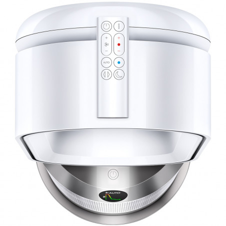 Ανακυκλωτής αέρα 2 σε 1 Dyson Purifier Hot+Cool HP1 544826-01, Θερμάστρα, 50W, 30 m2, 287 l/s, 10 ταχύτητες, Air Multiplier™, Wi-Fi, Bluetooth, Ταλάντωση, Λευκό/ασημί