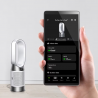 Ανακυκλωτής αέρα 2 σε 1 Dyson Purifier Hot+Cool HP1 544826-01, Θερμάστρα, 50W, 30 m2, 287 l/s, 10 ταχύτητες, Air Multiplier™, Wi-Fi, Bluetooth, Ταλάντωση, Λευκό/ασημί