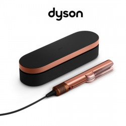 Πρέσα μαλλιών Dyson HT01 Airstrait Amsi/Pkcp 143343-01, 1600W, Max 140C, Ιονισμός, 6 επίπεδα θερμοκρασίας, Προστασία των μαλλιών, Επίστρωση χαλκού, Οθόνη LCD, Κεχριμπάρι/ροζ σαμπάνια