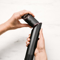 Πολυλειτουργική σίδερα 5 σε 1 Shark HD446EU FlexStyle, 1650W, 3 ταχύτητες, 3 ρυθμίσεις θερμοκρασίας, Αυτόματη περιτύλιξη και στερέωση μπούκλων Coanda, Στέγνωμα, Ισιώματα, Μαύρο