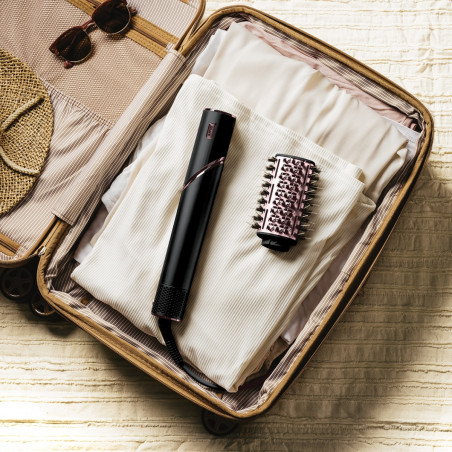 Πολυλειτουργική σίδερα 5 σε 1 Shark HD446EU FlexStyle, 1650W, 3 ταχύτητες, 3 ρυθμίσεις θερμοκρασίας, Αυτόματη περιτύλιξη και στερέωση μπούκλων Coanda, Στέγνωμα, Ισιώματα, Μαύρο