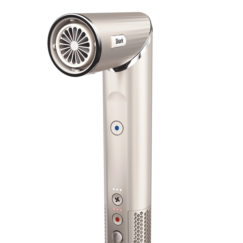 Σίδερο μαλλιών και στεγνωτήρας 3 σε 1 Shark FlexStyle HD426SLEU, 1650W, 3 ταχύτητες, 3 θερμοκρασίες, Αυτόματη περιέλιξη και σταθεροποίηση μπούκλων Coanda, Στέγνωμα, Ισιώματα, Σαμπάνια