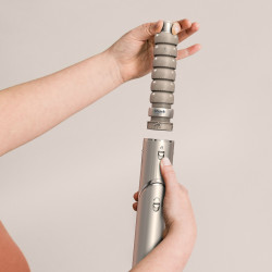 Σίδερο μαλλιών και στεγνωτήρας 3 σε 1 Shark FlexStyle HD426SLEU, 1650W, 3 ταχύτητες, 3 θερμοκρασίες, Αυτόματη περιέλιξη και σταθεροποίηση μπούκλων Coanda, Στέγνωμα, Ισιώματα, Σαμπάνια