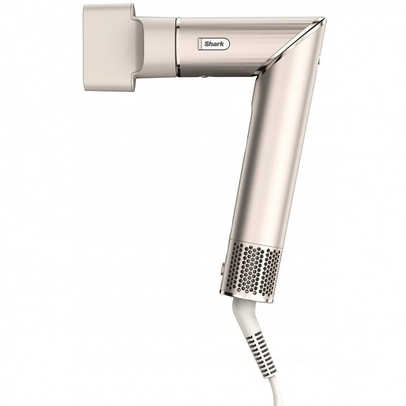 Σίδερο μαλλιών και στεγνωτήρας 3 σε 1 Shark FlexStyle HD426SLEU, 1650W, 3 ταχύτητες, 3 θερμοκρασίες, Αυτόματη περιέλιξη και σταθεροποίηση μπούκλων Coanda, Στέγνωμα, Ισιώματα, Σαμπάνια