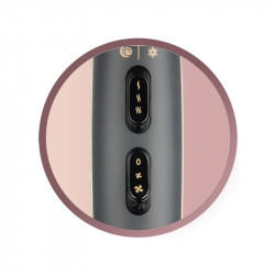 Στεγνωτήρας μαλλιών Remington AC9140B OPTIheat Proluxe Midnight Edition, 2400 W, 2 ταχύτητες, Ψηφιακή οθόνη, Συγκεντρωτής, Μαύρο