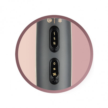 Στεγνωτήρας μαλλιών Remington AC9140B OPTIheat Proluxe Midnight Edition, 2400 W, 2 ταχύτητες, Ψηφιακή οθόνη, Συγκεντρωτής, Μαύρο