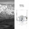 Σετ ποτηριών ουίσκι LIITON 1006970 Denali, 230 ml, 2 τεμάχια, Παχιά τοιχώματα, 3D βάση σε σχήμα του βουνού Denali, Διαφανές
