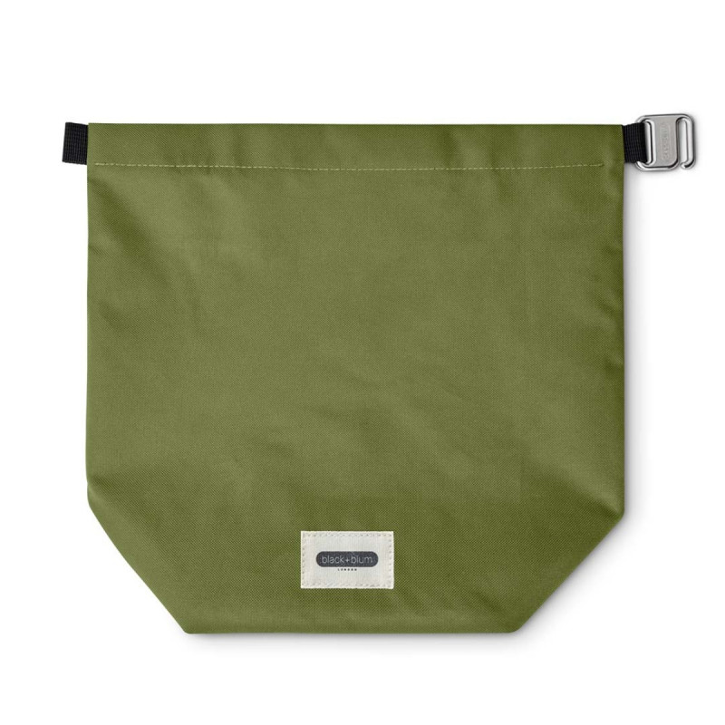 Θερμός σάκος για μεσημεριανό Black+Blum LBB019, 6,7 λίτρα, 33,5 × 15,5 × 31 cm, Αδιάβροχος, Τυλίγεται, Ιμάντας μεταφοράς, Χωρίς BPA, Πράσινος