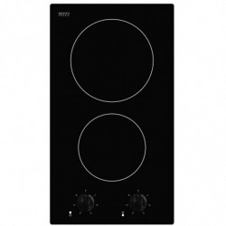 Εντοιχισμένη εστία Crown VC 32, 3000 W, 12 ρυθμίσεις, Ένδειξη υπολειπόμενης θερμότητας, Μαύρο