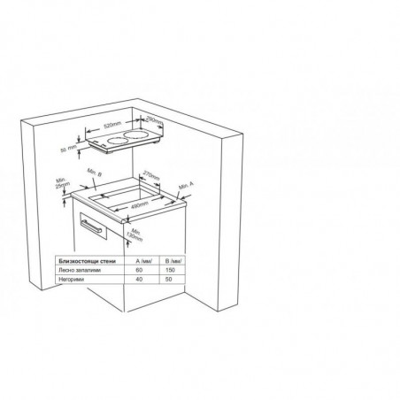 Εντοιχισμένη εστία Finlux FXVT 312D, 2900 W, ένδειξη υπολειπόμενης θερμότητας, χειριστήριο αφής, μαύρο