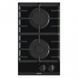 Εντοιχισμένη εστία αερίου Gorenje GC321B, 4050 W, ηλεκτρονική ανάφλεξη, χυτοσίδηρη σχάρα, μαύρο