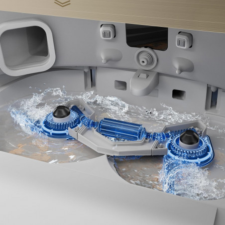 Ρομποτική σκούπα Dreame X40 Ultra Complete RLX63CE-2, 12.000 Pa, 180 λεπτά, 3,2 λίτρα, κάμερα AI RGB, Wi-Fi, Στεγνό/υγρό, OmniDirt, Αυτοκαθαρισμός σφουγγαρίστρας στους 70°C, Αυτόματη σταθμός εκκένωσης, Λευκό