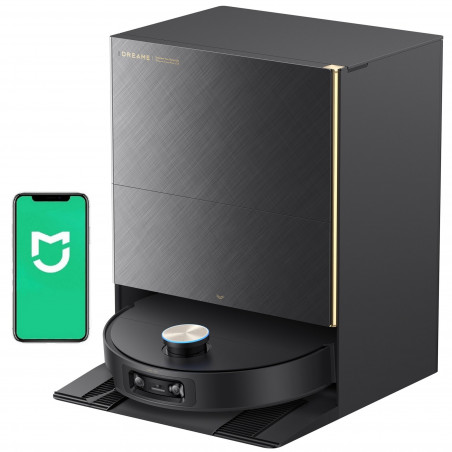Ρομποτική σκούπα Dreame X60 Ultra RLX86DE, 35.000 Pa, 180 λεπτά, 0,2 λίτρα, VersaLift, OmniSight AI, Αυτόματη δοσολογία και αυτοκαθαρισμός, Φωνητικές εντολές, Μαύρο