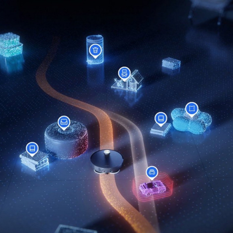 Ρομποτική σκούπα Dreame X60 Ultra RLX86DE, 35.000 Pa, 180 λεπτά, 0,2 λίτρα, VersaLift, OmniSight AI, Αυτόματη δοσολογία και αυτοκαθαρισμός, Φωνητικές εντολές, Μαύρο