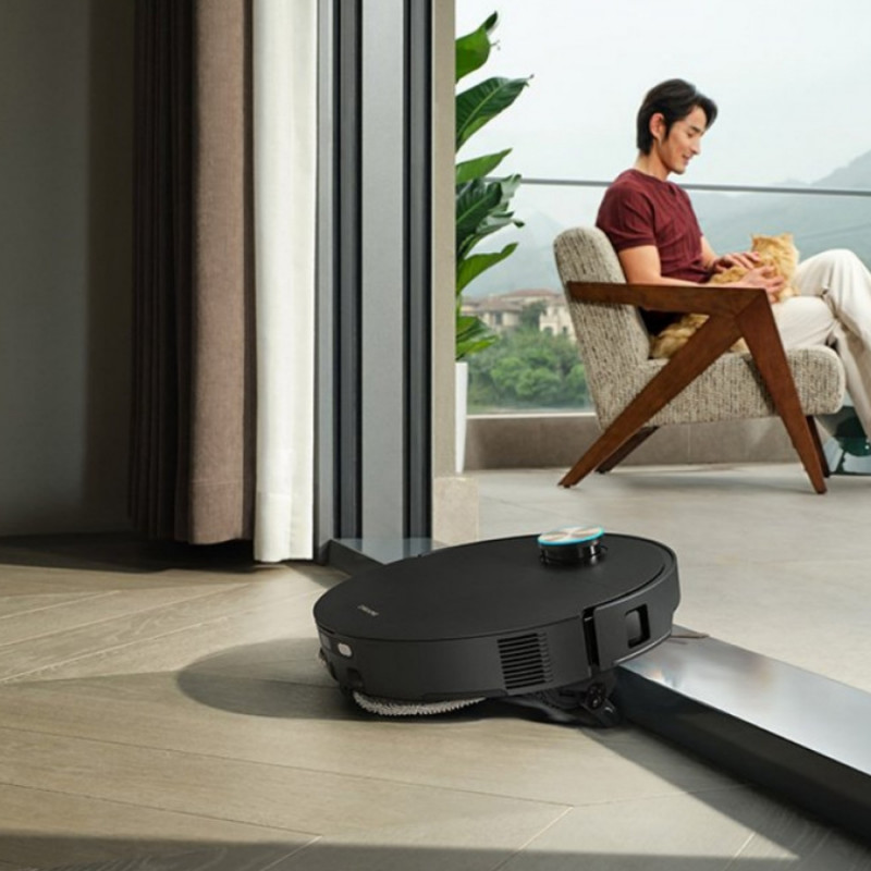 Ρομποτική σκούπα Dreame X60 Ultra RLX86DE, 35.000 Pa, 180 λεπτά, 0,2 λίτρα, VersaLift, OmniSight AI, Αυτόματη δοσολογία και αυτοκαθαρισμός, Φωνητικές εντολές, Μαύρο