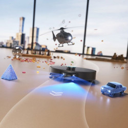 Ρομποτική σκούπα Dreame X60 Ultra RLX86DE, 35.000 Pa, 180 λεπτά, 0,2 λίτρα, VersaLift, OmniSight AI, Αυτόματη δοσολογία και αυτοκαθαρισμός, Φωνητικές εντολές, Μαύρο