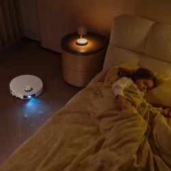 Ρομποτική σκούπα Dreame X60 Ultra Complete RLX87DE-WH, 180 λεπτά, 0,2 λίτρα, κάμερες AI, VersaLift, αυτόματη βάση φόρτισης, φωνητικές εντολές, λευκό