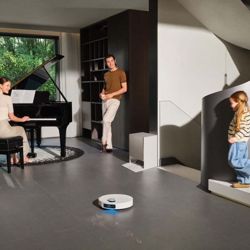 Ρομποτική σκούπα Dreame X60 Ultra Complete RLX87DE-WH, 180 λεπτά, 0,2 λίτρα, κάμερες AI, VersaLift, αυτόματη βάση φόρτισης, φωνητικές εντολές, λευκό