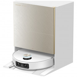 Ρομποτική σκούπα Dreame X60 Ultra Complete RLX87DE-WH, 180 λεπτά, 0,2 λίτρα, κάμερες AI, VersaLift, αυτόματη βάση φόρτισης, φωνητικές εντολές, λευκό