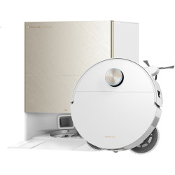 Ρομποτική σκούπα Dreame X60 Ultra Complete RLX87DE-WH, 180 λεπτά, 0,2 λίτρα, κάμερες AI, VersaLift, αυτόματη βάση φόρτισης, φωνητικές εντολές, λευκό