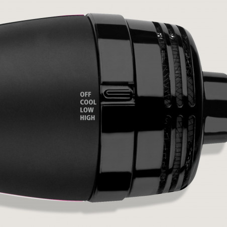 Ηλεκτρική βούρτσα για χτένισμα και στέγνωμα REVLON Pro Collection RVDR5222, 800 W, 3 επίπεδα θερμότητας, 2 ταχύτητες, κεραμική επίστρωση, ιονισμός, κρύα άκρη, μαύρο/ροζ