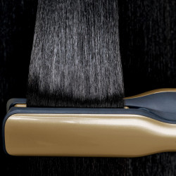 Σίδερο μαλλιών και πιστολάκι 5 σε 1 Shark Glam Multistyler HD6052SEU, 1500 W, 3 ταχύτητες, 6 ρυθμίσεις θερμοκρασίας, 100-220 °C, κεραμικά στοιχεία, ιονισμός, αυτόματη τυλίξιμο Coanda, Gloss Lock, χρυσό