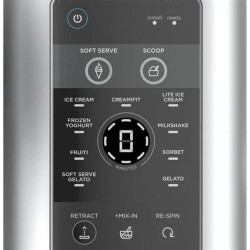 Μηχανή παγωτού 13-σε-1 Ninja CREAMi Scoop & Swirl™ NC701EU, 800 W, 13 προγράμματα, μοχλός 3 θέσεων για χωνάκια, CreamiFit, Creamify, 2 δοχεία 473 ml, δυνατότητα εξατομίκευσης, γκρι/μαύρο