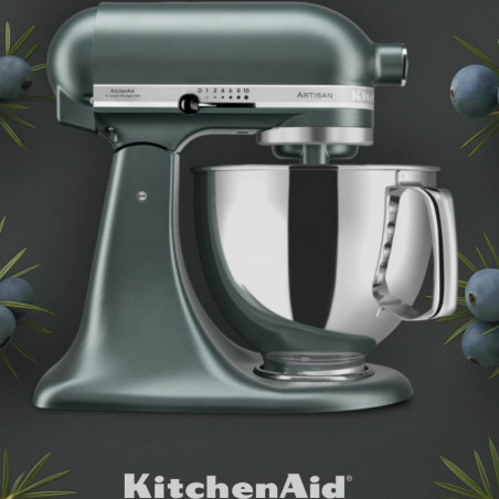 Μίξερ KitchenAid Artisan Elegance 5KSM175PSEJP, 300 W, 4,8 λίτρα, Direct Drive, 10 ταχύτητες, Σκούρο πράσινο