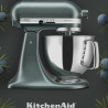 Μίξερ KitchenAid Artisan Elegance 5KSM175PSEJP, 300 W, 4,8 λίτρα, Direct Drive, 10 ταχύτητες, Σκούρο πράσινο